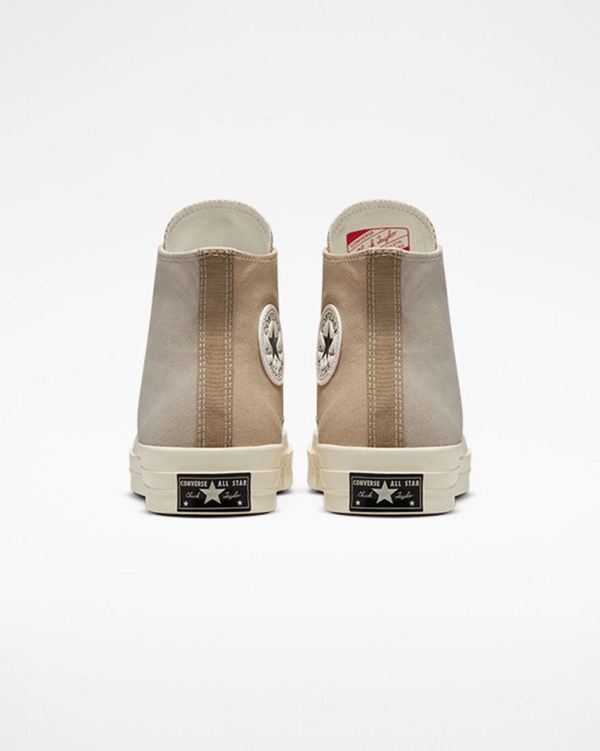 Tenisi Inalti Barbati Converse Chuck 70 Tri-Panel Bej | RO FTUAD286